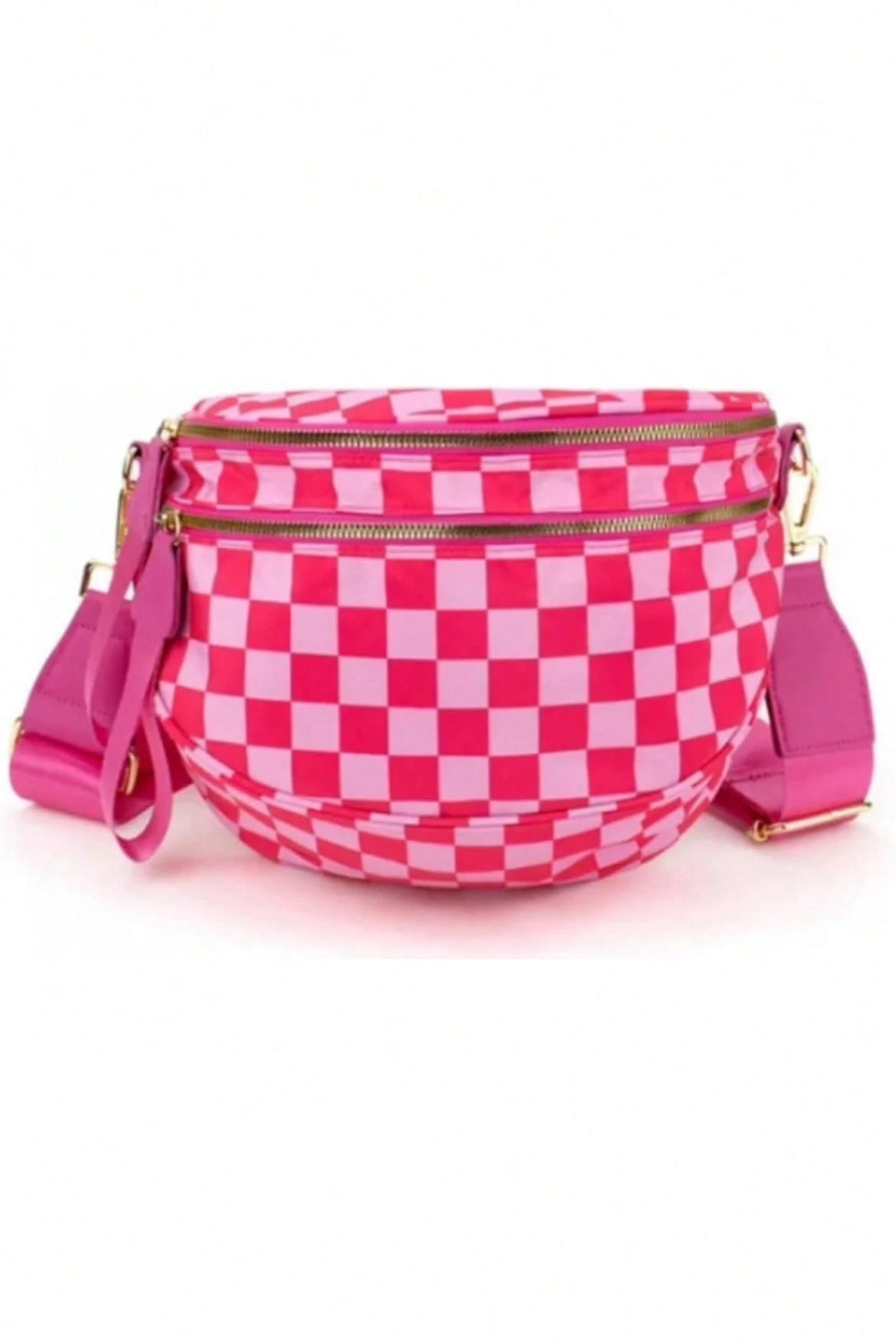 Large Women's Plaid Shoulder Bag